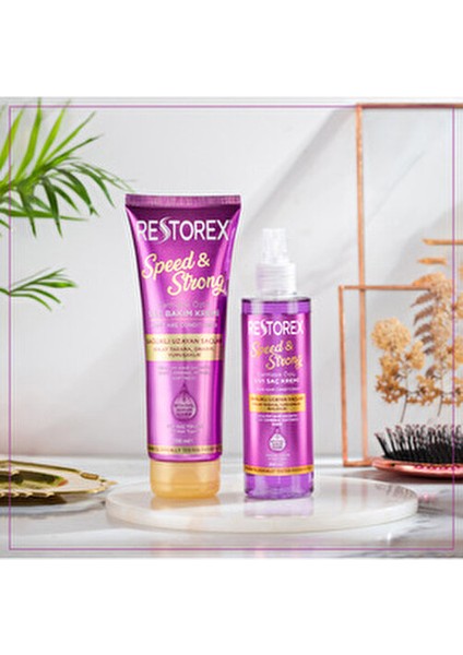 Speed & Strong Saç Kremi 250 ml Günlük Kullanım için Sağlıklı ve Hızla Uzayan Saçlar
