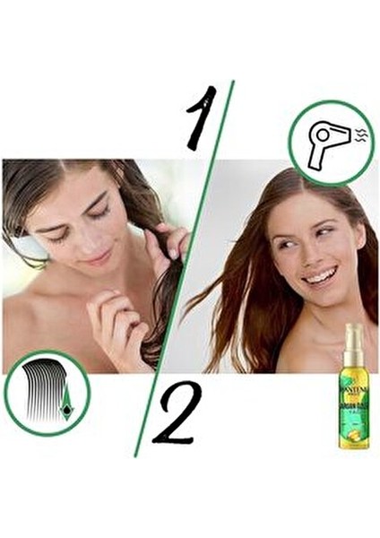 Argan Yağlı Saç Bakım Serumu 2×100 ml Yıpranmalara Karşı Koruma Sağlayan Durulanmayan Yağ