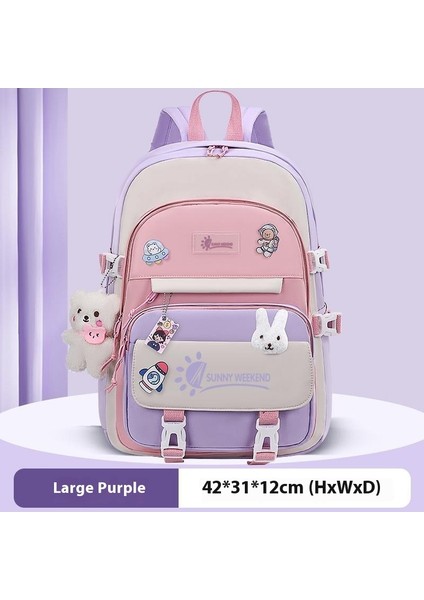 Okul Çantası Ilkokul Öğrencileri 3-6-9 Sınıflar Büyük Çocuk Ortaokul Lise Öğrencileri Büyük Kapasiteli Sırt Çantaları (Yurt Dışından)