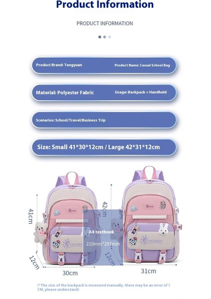 Okul Çantası Ilkokul Öğrencileri 3-6-9 Sınıflar Büyük Çocuk Ortaokul Lise Öğrencileri Büyük Kapasiteli Sırt Çantaları (Yurt Dışından) fırsatları