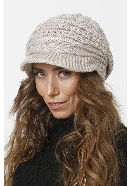 Siperli Astarlı Triko Örgü Bere