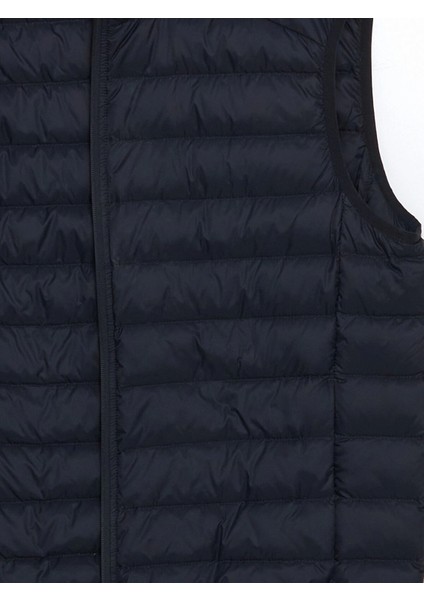 Southblue Lacivert Standart Kalıp Dik Yaka Erkek Şişme Yelek