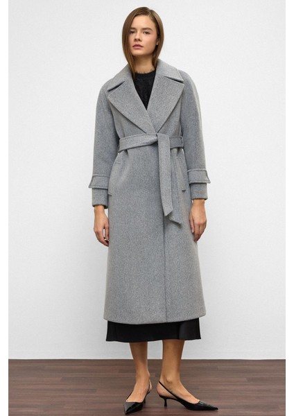 Reglan Kol Çıt Çıt Kapamalı Ara Boy Kaban A.gri 3145 fiyatları