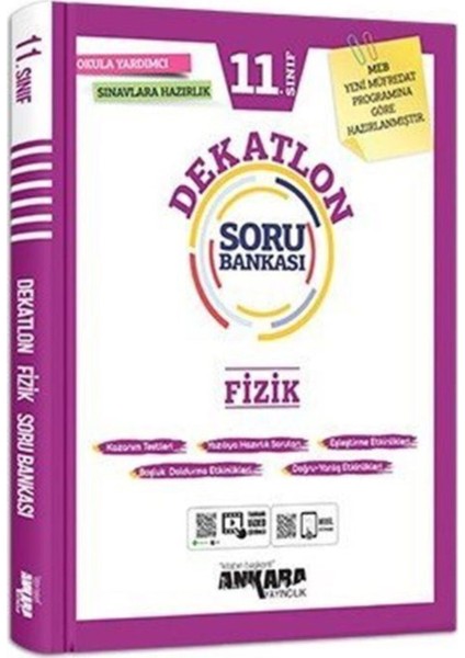 Ankara Yayıncılıık 11. Sınıf Fizik Dekatlon Soru Bankası