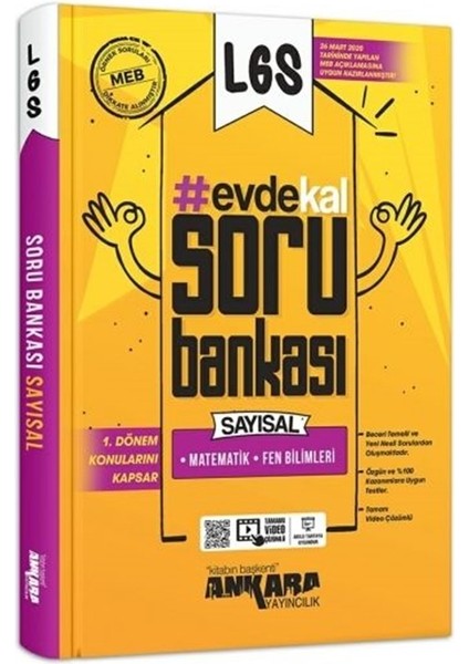 LGS 1. Dönem Evde Kal Sayısal Soru Bankası fiyatları