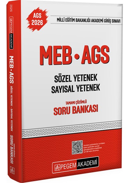 2026 MEB AGS Soru Bankası Tamamı Çözümlü Sözel Yetenek Sayısal Ye fiyatları