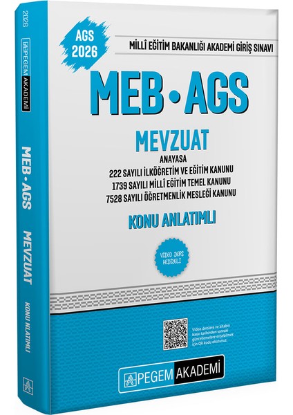 2026 MEB AGS Konu Anlatımlı Mevzuat fiyatları