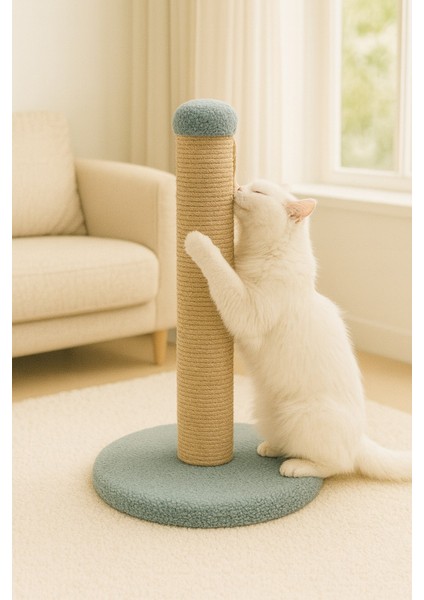 Pet Yuvarlak Kedi Tırmalama Platformu Gri fiyatları