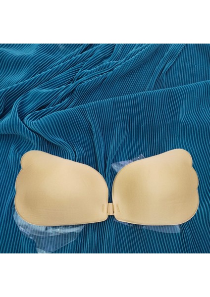 Yapışkanlı Sütyen, Görünmez Askısız ve Sırtsız -Dikişsiz Sütyen, Etkili Önden Klipsli-A Beden-Ten fiyatları