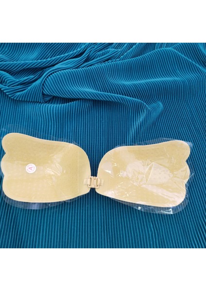 Yapışkanlı Sütyen, Görünmez Askısız ve Sırtsız -Dikişsiz Sütyen, Etkili Önden Klipsli-A Beden-Ten modelleri