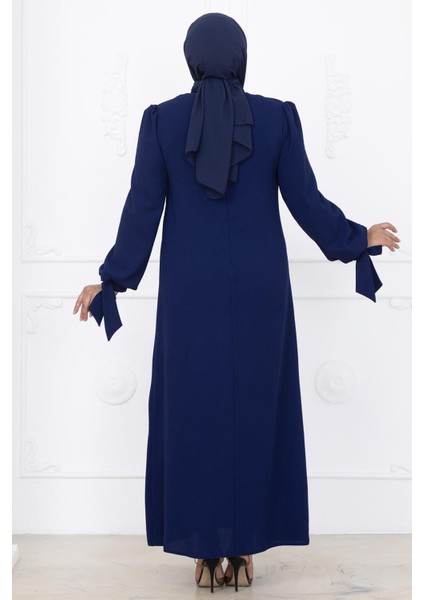 Irem Tesettür Abiye Lacivert