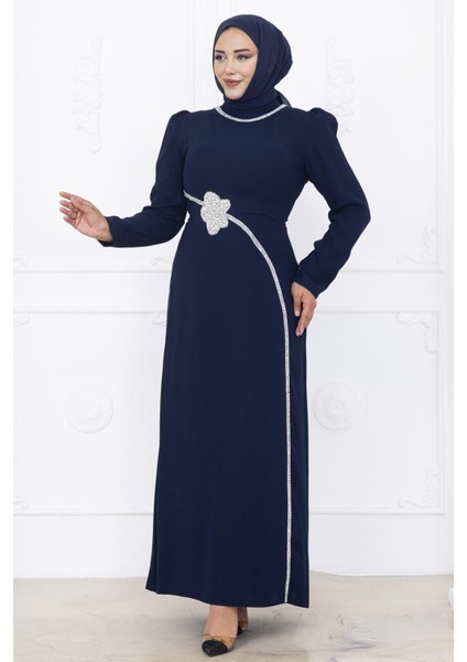 Zühre Tesettür Abiye Lacivert fırsatları