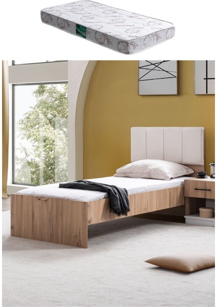 Karyola, Efes Başlıklı Karyola + 1 Adet Comfort Yatak