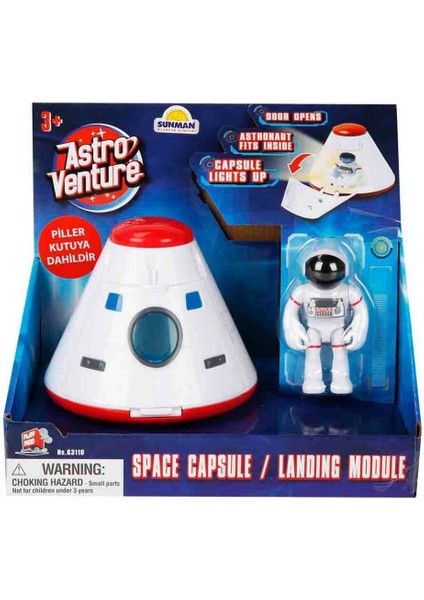 Astro Venture Işıklı Uzay Kapsülü İniş Modülü