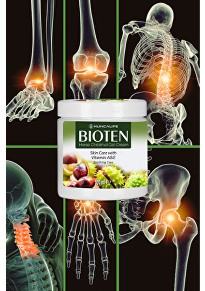Bioten At Kestanesi Masaj Jeli 500 ml Nane ve Kafur Yağı ile Canlandırıcı Etki