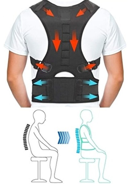 Dik Duruş Korsesi Kifoz Kamburluk Önleyici Korse Erkek Bayan Sırt Omuz Dik Durmak Yürümek Için Korse fiyatları