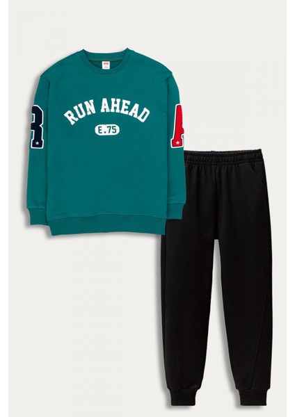 Erkek Çocuk Sweatshirt Eşofman Takımı Alt Üst 2 Parça 4055 modelleri