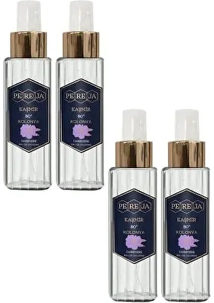 Pet Ambalaj Kaşmir Kolonyası 100 ml 4 Lü