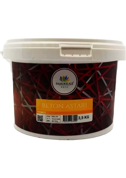 Brüt Beton Astarı 3,5 kg Oksit Kırmızı