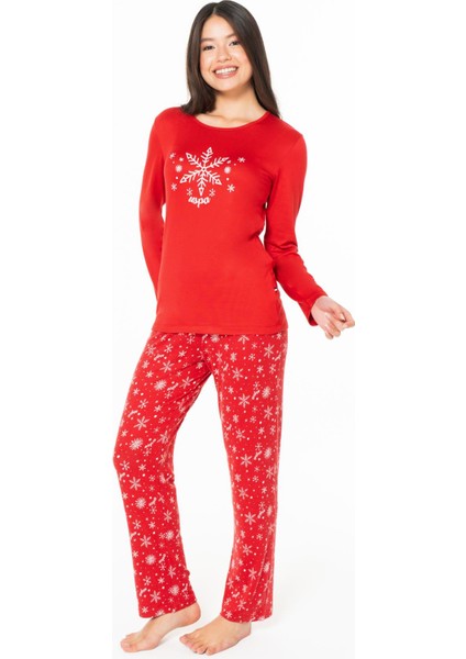 Kadın Ince Polar Pijama Takım