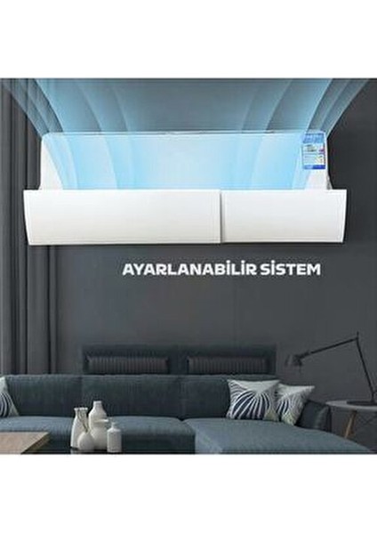 Ayarlanabilir Split Tipi Klima Hava Yönlendirici Klima Siperliği Klima Çarpması Için Aparat fırsatları
