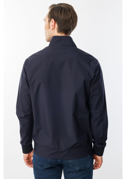 Erkek Hakim Yaka Yan Cepli Mont K.lacivert modelleri