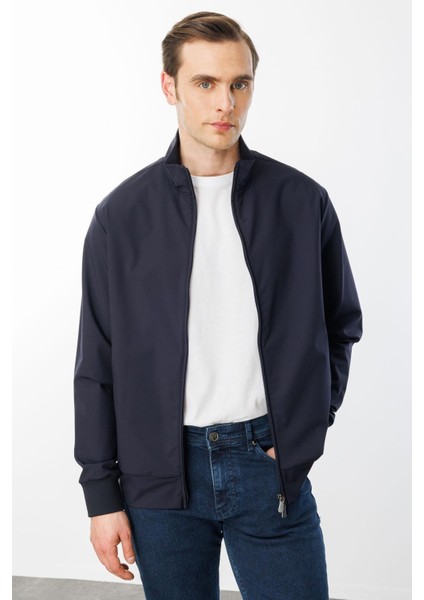 Erkek Hakim Yaka Yan Cepli Mont K.lacivert fırsatları