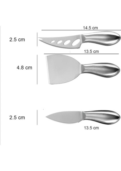 Zhlhome Inox Peynir Bıçağı Seti Tereyağı Bıçağı Kahvaltı Seti Profesyonel Tasarım fırsatları