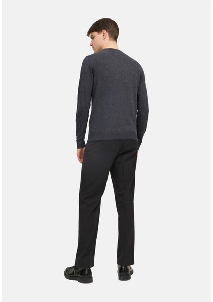 Erkek Bisiklet Yaka Gri Triko Kazak - 12208364 fiyatları