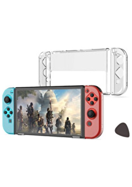Nintendo Switch OLED Kristal Shell Pc Kılıf Tam UYUM-TNS-1133/B fiyatları