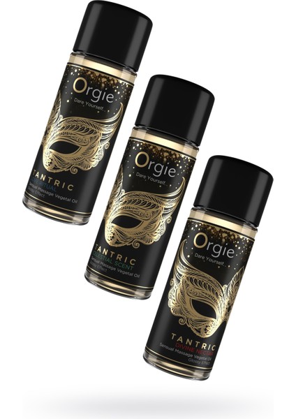 Orgıe Masaj Yağı Seti Tantric Kit 3'lü, 30 ml