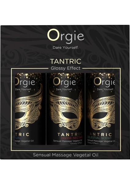 Orgıe Masaj Yağı Seti Tantric Kit 3'lü, 30 ml indirimleri