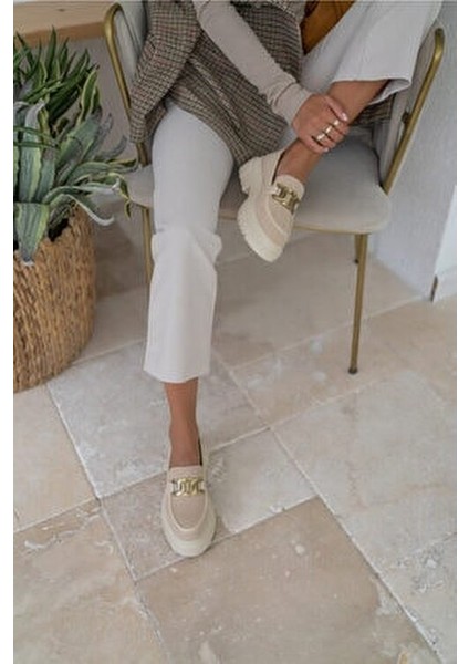 Dimata Kadin Bej Vegan Suet Ayakkabı fırsatları