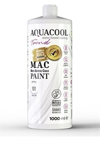 Mac Boya 101 Beyaz 500ML