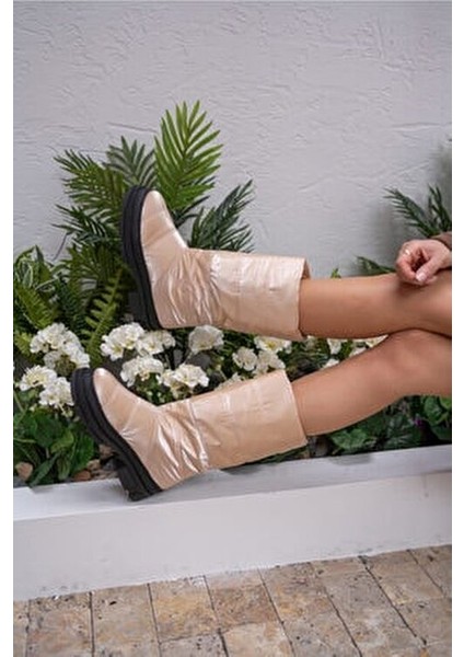 Porro Kadın Nude Paraşüt Kumaş Bot fiyatları