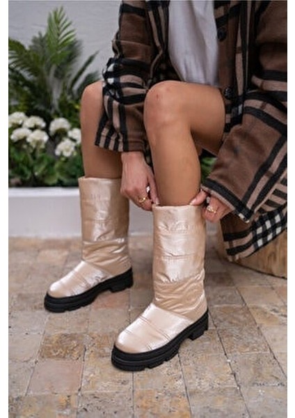 Porro Kadın Nude Paraşüt Kumaş Bot modelleri