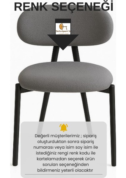 Dekorooms, x Badem,4 Adet, Sandalye fiyatları