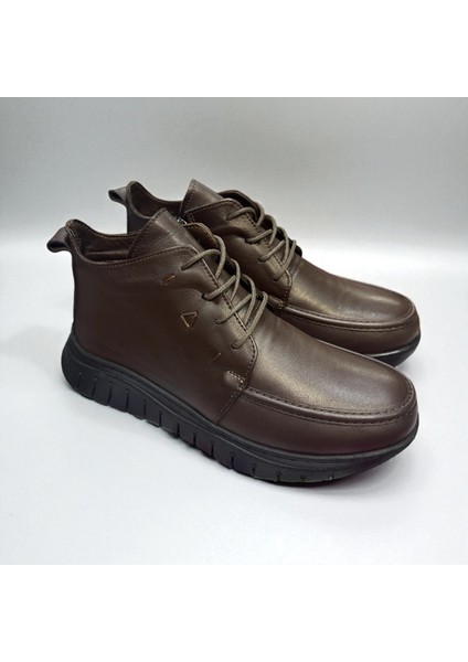 Tam Ortopedik Hakiki Deri Kaymaz Taban Topuk Dikeni Kahve Anne Botu modelleri