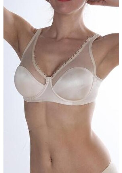 Toparlayıcı Sütyen Düz Desen Balenli Kapsız Dokuma Kadınlar İçin Konfor