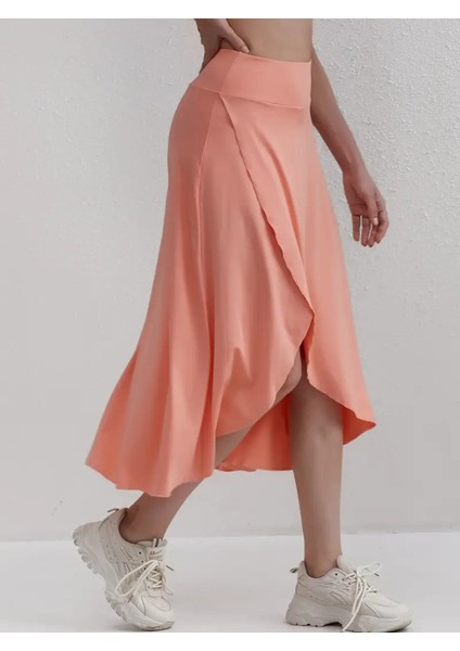 Kadın Cep Detay Taytlı Sandy Etek