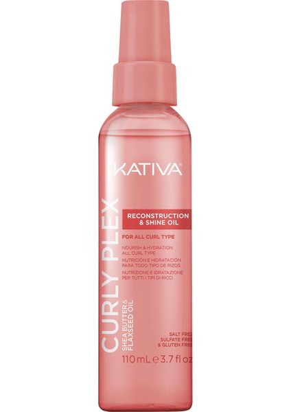 Curly Plex Bukle Onarıcı & Parlatıcı Yağ 110 ml