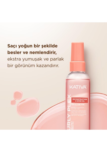 Curly Plex Bukle Onarıcı & Parlatıcı Yağ 110 ml fırsatları