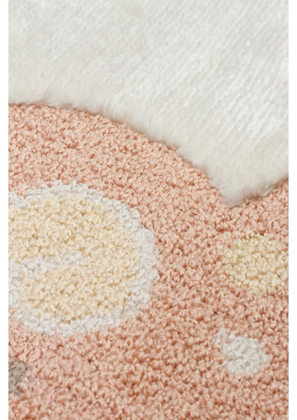 Bambino BMB06 Cream Multy Yumuşacık Dokulu Pastel Renklere Sahip Çocuk Halısı