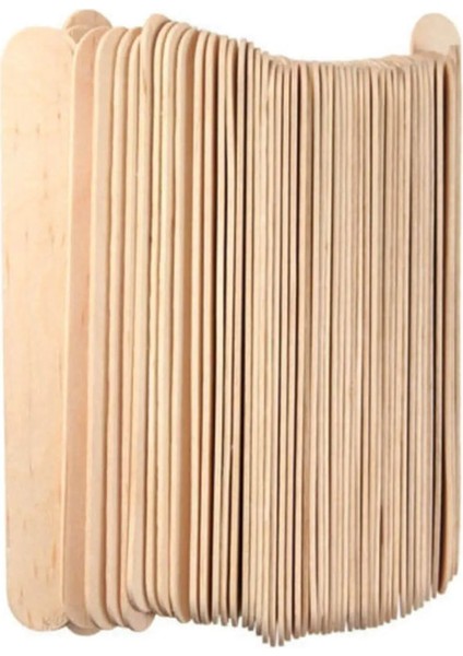 Epoksi Karıştırma Çubuğu Ahşap Dil Basma Çubuğu Naturel 25 Lü 14 cm fiyatları
