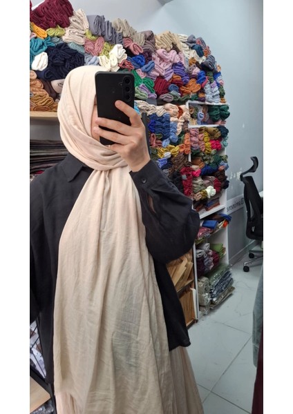 Aminesil %100 Pamuk Konfor Pamuk Şal Bej Renk modelleri