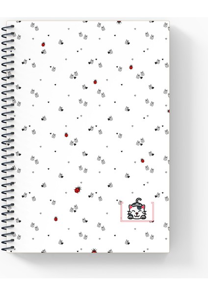 A5 Boyut Kalın Karton Kapak Spiralli 96 Sayfa Çizgisiz Okul Defteri / Ikonik Seri Koleksiyonu modelleri