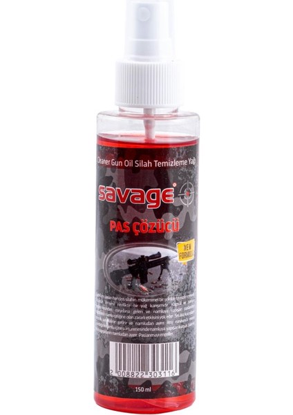 Üçlü Silah Bakım Seti - Savage - Sprey Yağ modelleri
