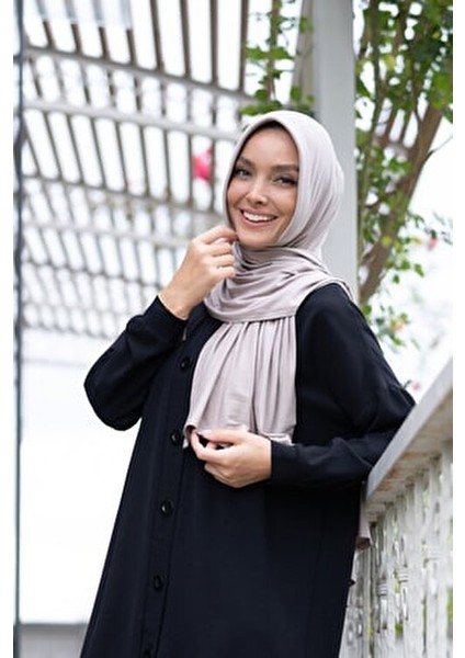 Penye Hazır Pratik Şal Eşarp Vizon fırsatları