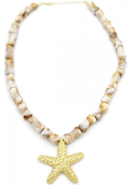 Deniz Kabuklu Yıldız Kolye - Altın fiyatları