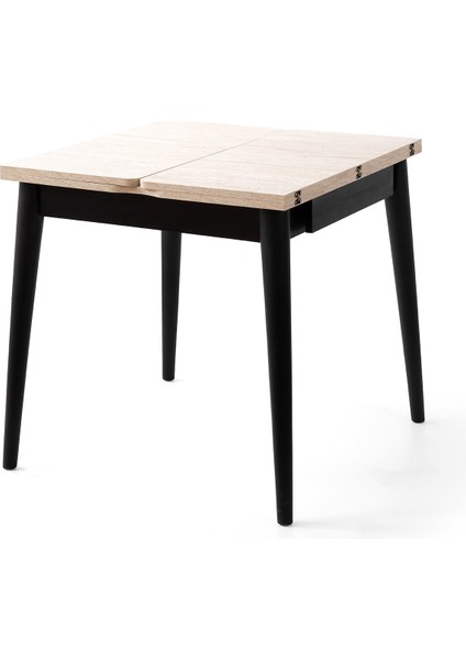 Totem Masa Traverten Siyah Ayak modelleri